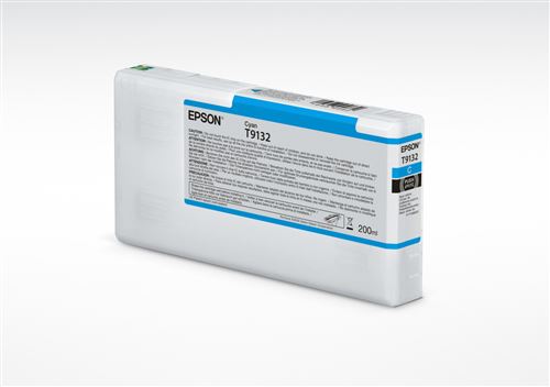 Epson T9132 - 200 ml - cyan - original - cartouche d'encre - pour SureColor SC-P5000, SC-P5000 STD Spectro, SC-P5000 Violet, SC-P5000 Violet Spectro