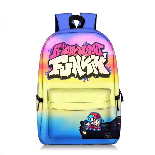 Sac à Dos Friday night funkin pour Enfants Cadeaux pour Garçon (SD1157) 28*14*47 cm Multicolore