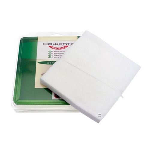 Lot De 5 Microfiltres X-Trem Power Ro4311 Ro4313 Ro4320 Ro4323 Ro4341 Aspirateur Zr002501 Rowenta - 104856