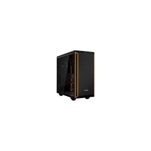 be quiet boitier be quiet! pure base 600 orange avec fenetre noir