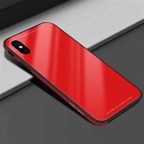 Coque en silicone antichocs hybride rouge pour votre Apple iPhone XR