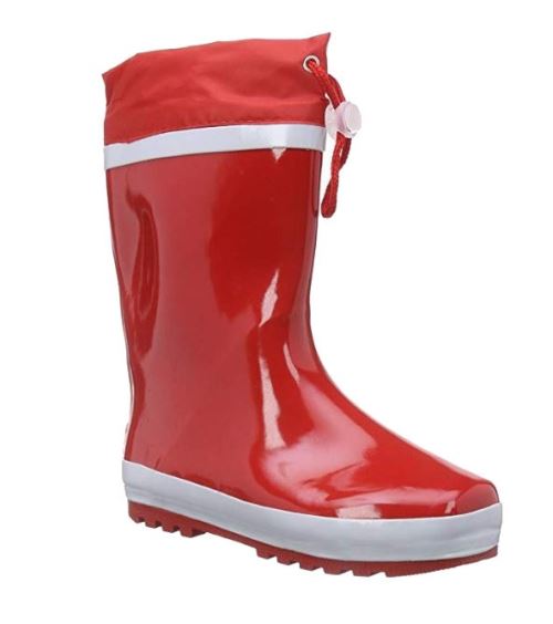 Playshoes bottes de pluie avec cordon rouge