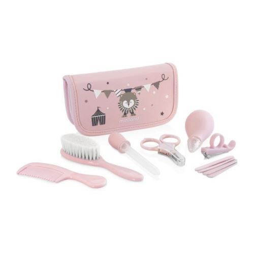 MINILAND - Baby kit rose - Trousse complete pour le soin et l'hygiene de bébé