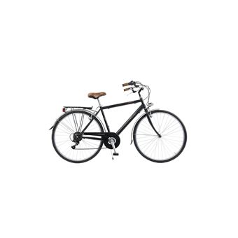 Guidon Vélo De Ville Ancien En Acier Noir - Style Vintage / Porteur - Occasion Bon état