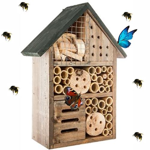 Meilleurs prix pour Hôtel à Insectes - abri refuge nichoir maison abeille papillon coccinelles