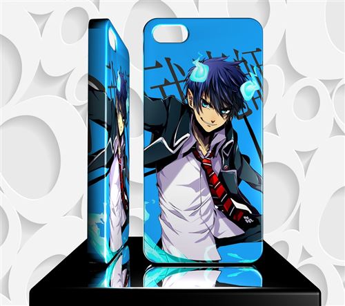 Coque Design Iphone 8+ 8 PLUS MANGA BLUE EXORCIST - AO NO EXORCIST - Réf 09