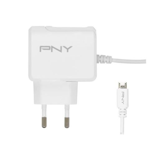 PNY Micro-USB Charger - Adaptateur secteur - 12 Watt - 2.4 A (Micro-USB de type B) - Union européenne