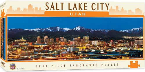 MasterPieces Cityscape - Salt Lake City 1000pc Panoramic Puzzle