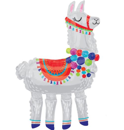 Amscan lama-ballon 96 x 147 cm feuille
