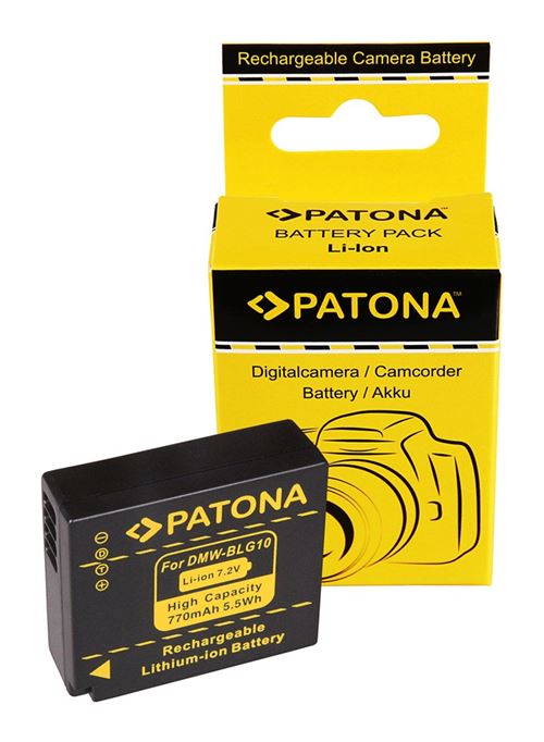 Batterie pour Panasonic DMC-GF6 DMW-BLG10 DMW-BLG10E CS-BLG10MC