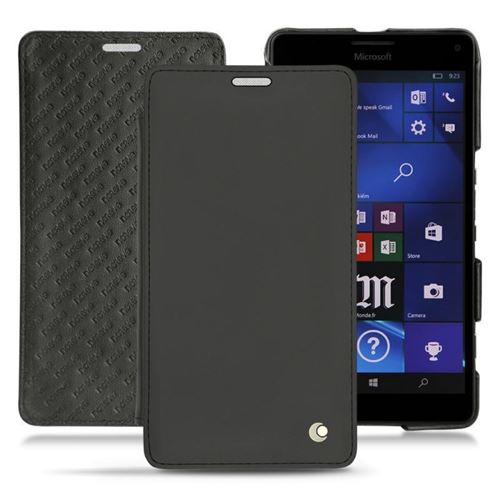 Noreve - Housse cuir Microsoft Lumia 950 XL - 950 XL Dual Sim - Perpétuelle - Noir ( Nappa - Black )