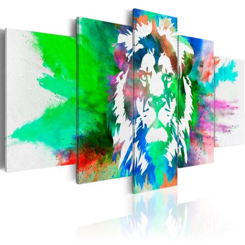 Tableau - Kingdom of the Lion .Taille : 100x50