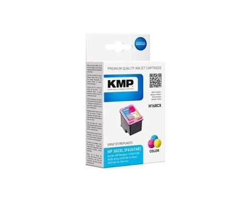 KMP H168CX - 12 ml - couleur (cyan, magenta, jaune) - cartouche d'encre (alternative pour : HP 302XL)