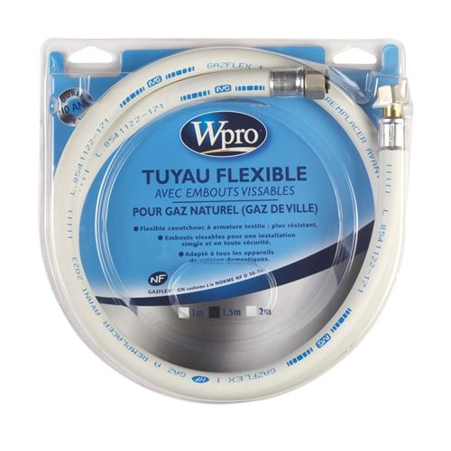 Wpro TNC158 Gaz Naturel Longueur: 1,5 m