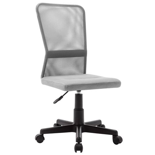 Vidaxl chaise de bureau gris 44x52x100 cm tissu en maille 289515
