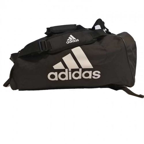 adidas sac de sport d'entraînement 2 en 1 noir/blanc 59 litres