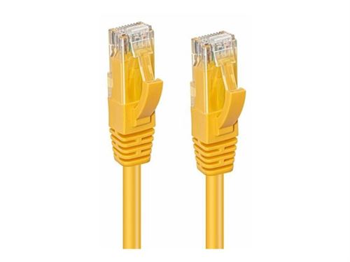 MicroConnect - Netwerkkabel - RJ-45 (M) naar RJ-45 (M) - 3 m - UTP - CAT 6 - halogeenvrij - geel