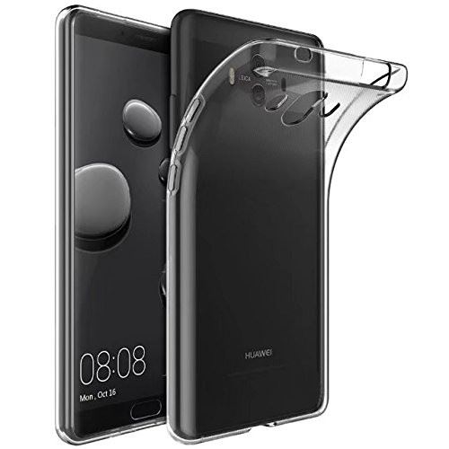 Housse pour Mate 10 Etui Housse pour Coque de protection Ultra Fine Silicone TPU Gel [Jelly - Transparent] - ADVANSIA