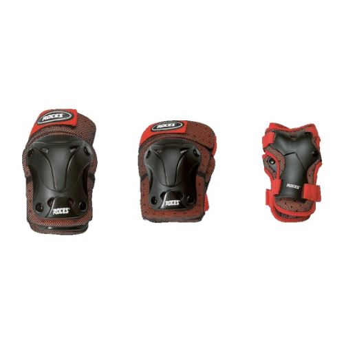 Roces Protection Set 3 pièces junior noir / rouge M