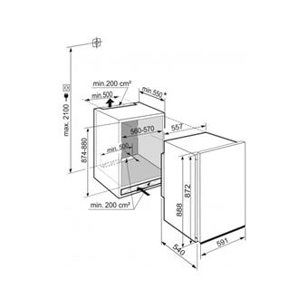 LIEBHERR Réfrigérateur encastrable 1 porte DRF3901-20