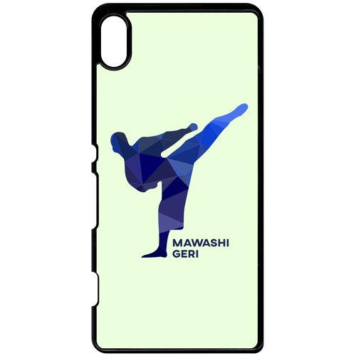 Coque Sony Xperia Z4v Karate Coup De Pied Mawashi Geri