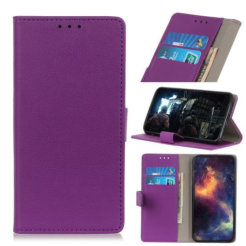 Etui en PU magnétique violet avec support pour votre Xiaomi Redmi K20/K20 Pro/Mi 9T/Mi 9T Pro