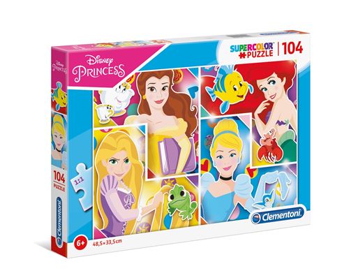 Clementoni puzzle Supercolor Disney Princess 104 Pieces (27146)
