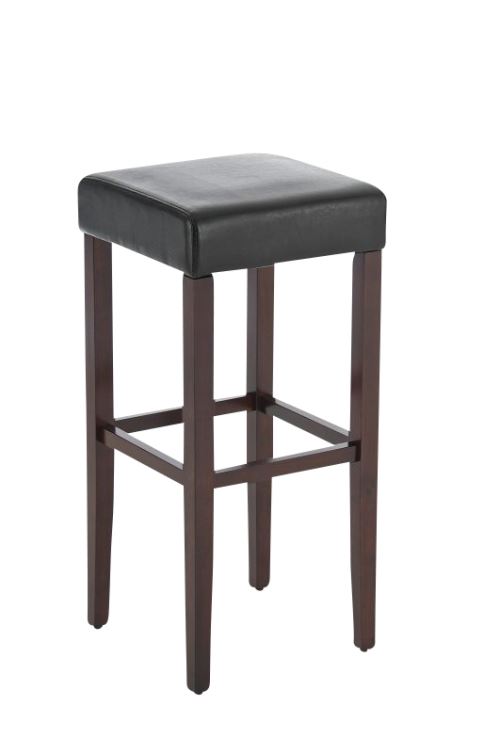 Tabouret de bar Judy similicuir , Cappuccino / Noir