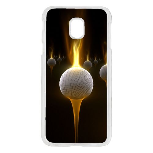 Coque Balle De Golf Feu Compatible Galaxy J5 2017 Transparent