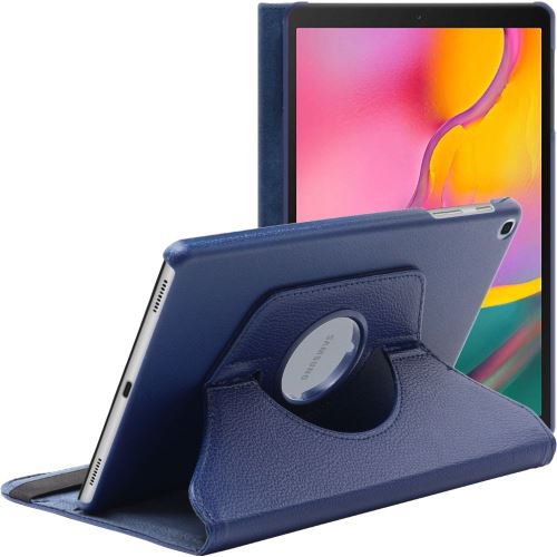 Housse Tablette XEPTIO Housse Samsung Galaxy TAB A 10,1 2019 Wifi - 4G/LTE  bleue avec Stand - Etui bleu coque de protection tablette New Galaxy TAB A  10 2019 SM-T510 /