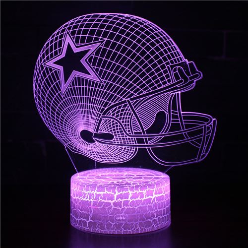 Lampe 3D Tactile Veilleuses Enfant 7 Couleurs avec Telecommande - Style #374