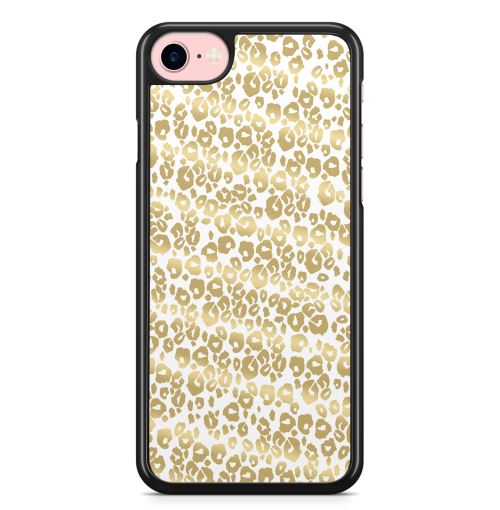 Coque Fifrelin pour iPhone 7 PLUS et iPhone 8 PLUS Motif Leopard Gold Dore