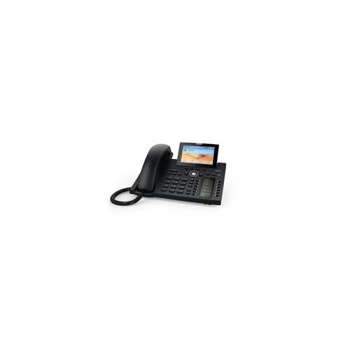 Snom Noir Téléphone Ip D385 12 Lignes Tft