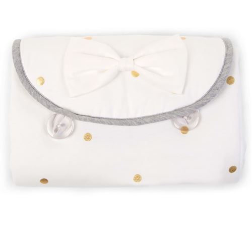 CHILDHOME Matelas à langer Angel Jersey Pois dorés