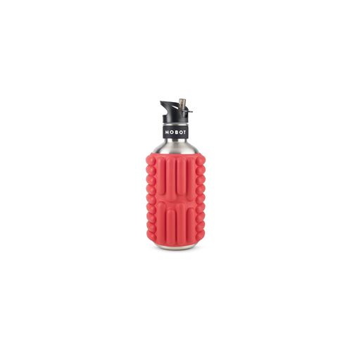 Bouteille de sport - Mobot - Fonction 2 en 1 rouleau de massage - Rouge