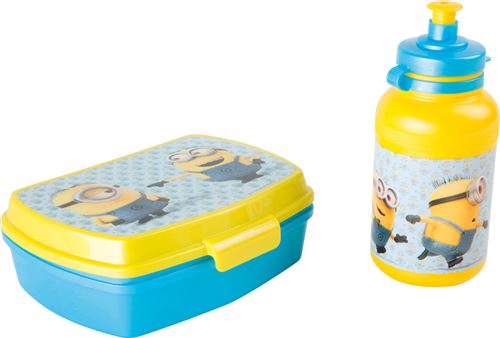 Les Minions Boîte De Goûter Et Gourde