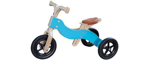 Draisienne en bois tricycle