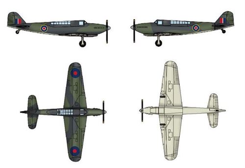 (TRU06275) - Trumpeter 1:350 - Fairey Fulmar Mk1