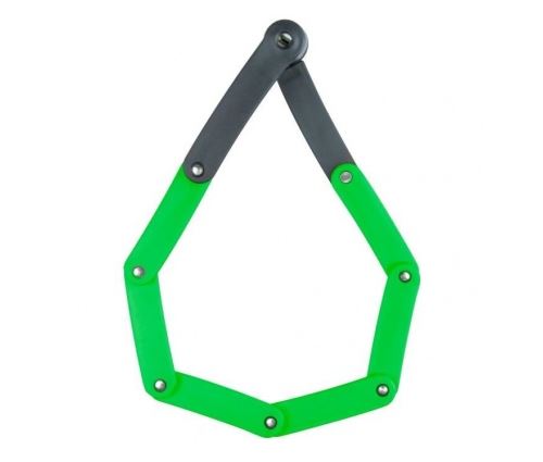 Burg-wachter antivol a cylindre 730 80 - elements en acier durci entoure de plastique - vert