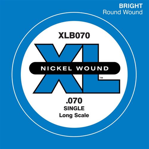 D'Addario XLB XLB070 Long Scale Nickel Wound