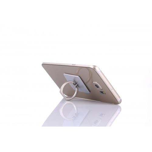 Mini Support Rotatif Forme Bague Platyne Universel Argent - AC 80
