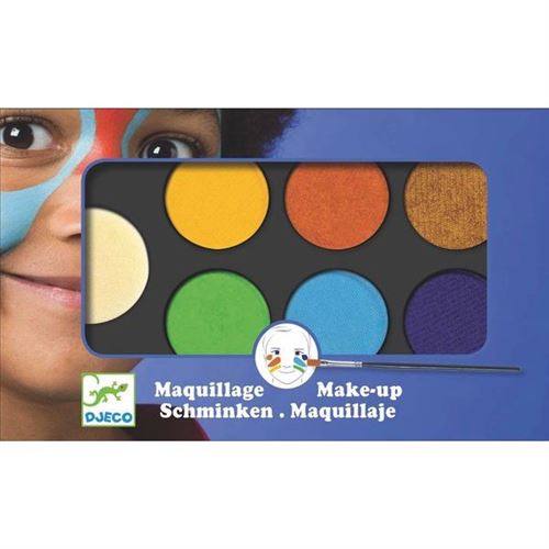 Palette maquillage 6 couleurs Nature