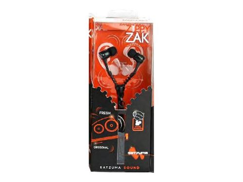 Satzuma Zip Earphones - écouteurs avec micro
