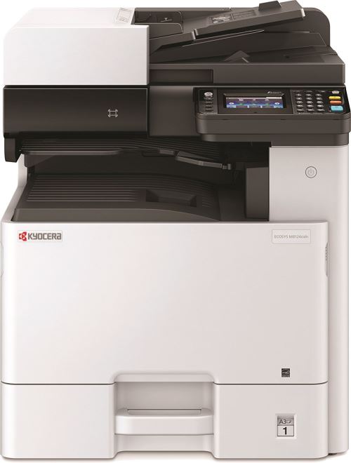 Imprimante Multifonction Couleur Kyocera Ecosys M8124Cidn. 1200 Dpi, 24/12 Pages/Minutes, A4/A3, Compacte