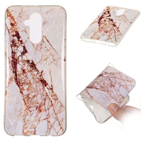 Coque en TPU motif marbre style E pour votre Huawei Mate 20 Lite