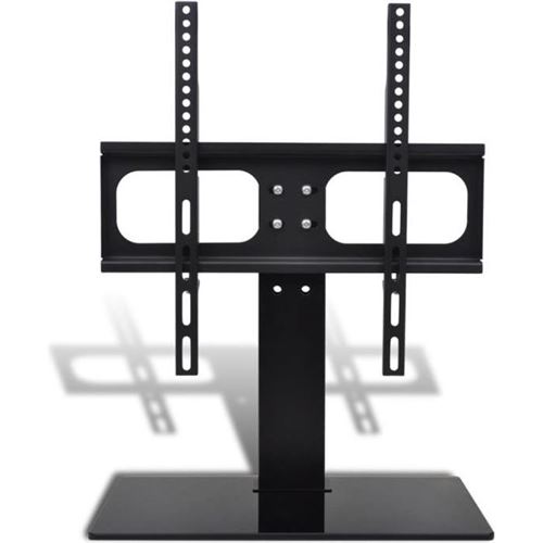 Vidaxl Noir Support Tv Avec Base 400 X 400 Mm 23" - 55"