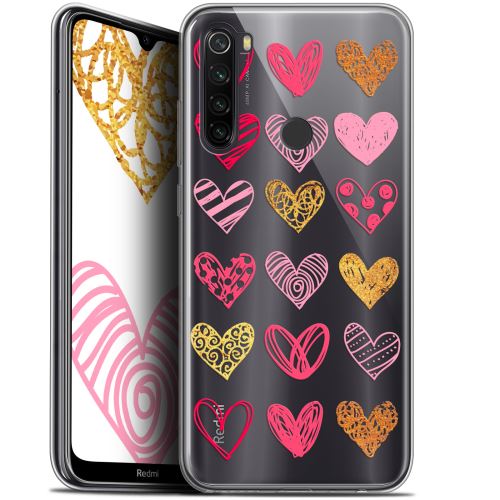 Coque Gel Xiaomi Redmi Note 8T (6.3 ) Extra Fine Sweetie - Doodling Hearts