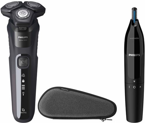 Philips SHAVER Series 5000 S5588 - Rasoir - sans fil - noir piano