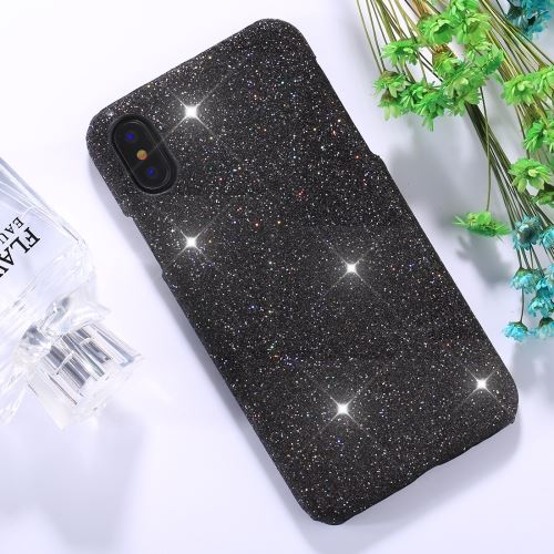 iPhone X Coque Protection Plastique Noir effet brillant ALS48168