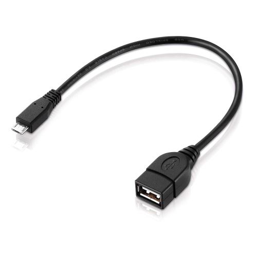 INECK® OTG Câble Micro USB mâle vers USB 2.0 Femelle OTG Cable Adaptateur pour Samsung Galaxy S7, Galaxy Note 5, Galaxy Tab 3 et d'Autres Smartphones/ Tablettes Android OTG etc